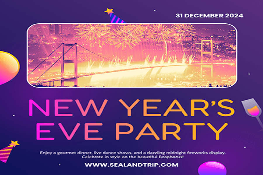 BOSPHORUS DİNNER CRUİSE NEW YEAR’S EVE PARTY 2025