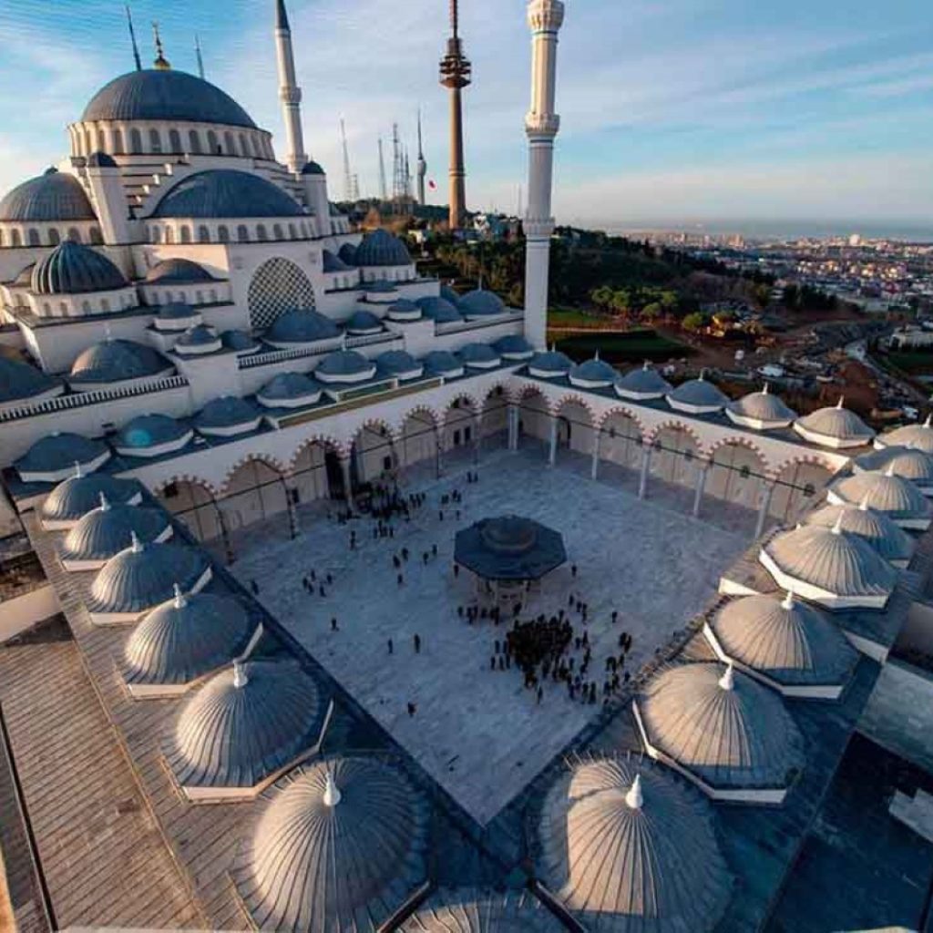 The magnificence of Camlica Mosque - Sunset Cruise on the Istanbul ...