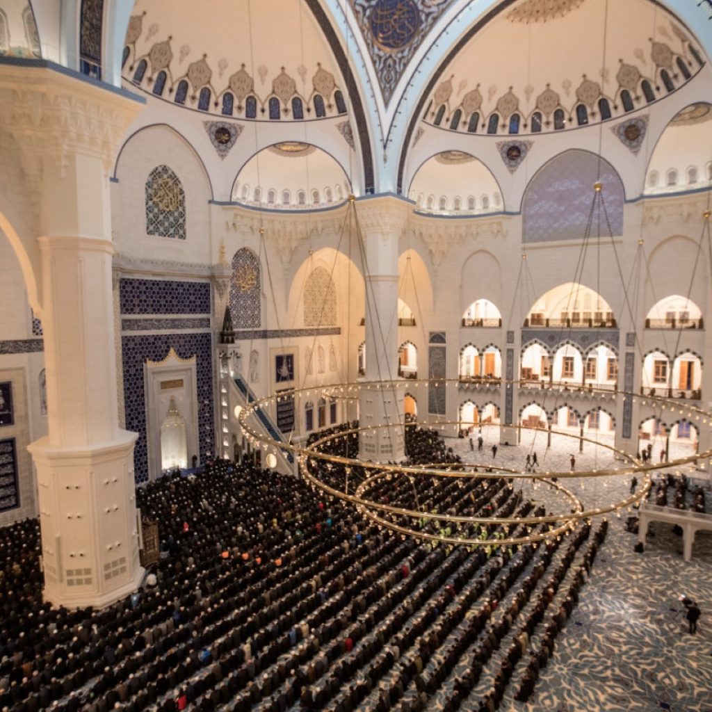 The magnificence of Camlica Mosque
