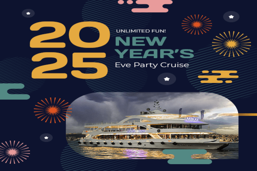 UNLIMITED BOSPHORUS DİNNER CRUİSE NEW YEAR’S EVE PARTY 2025